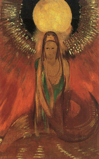 Odilon Redon The Flame